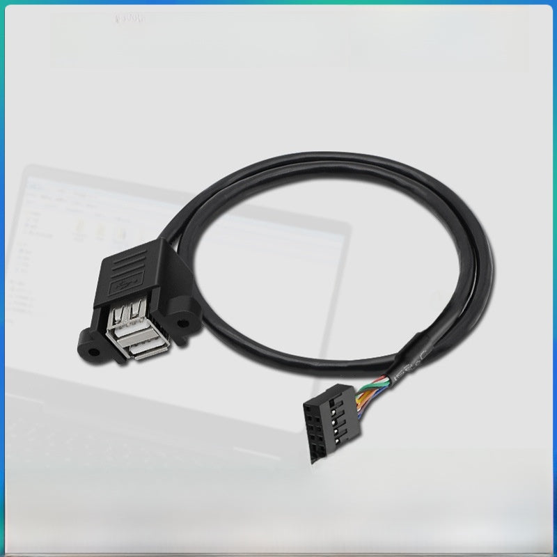 Double-headed connected wires