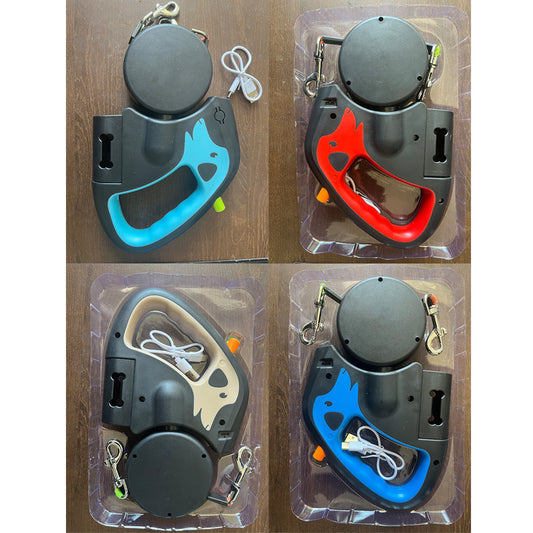 Double-headed dog leash
