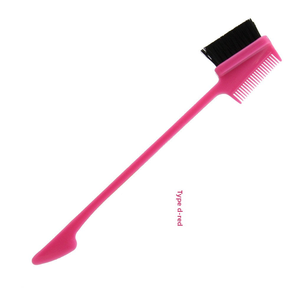 Double-headed eyebrow comb