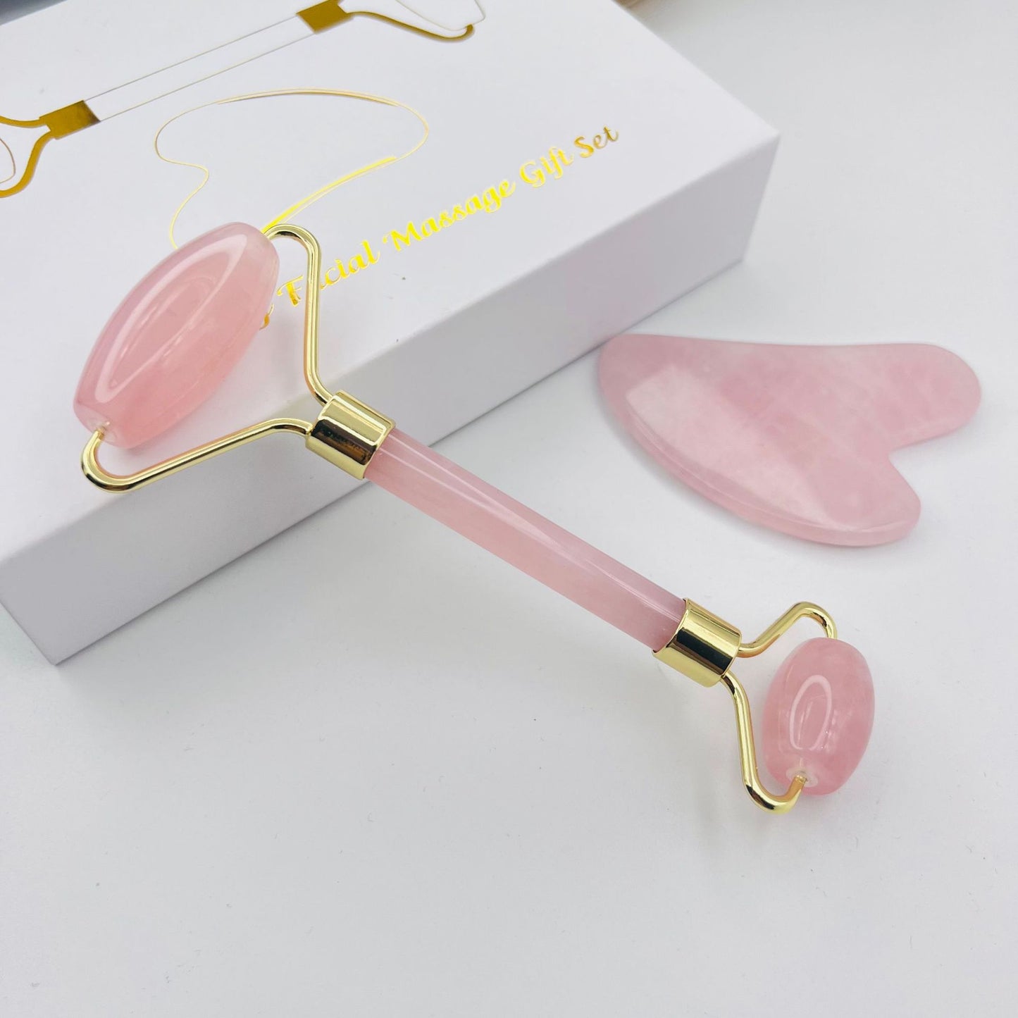 Double-Headed Jade Roller and Scraping Massage Tool
