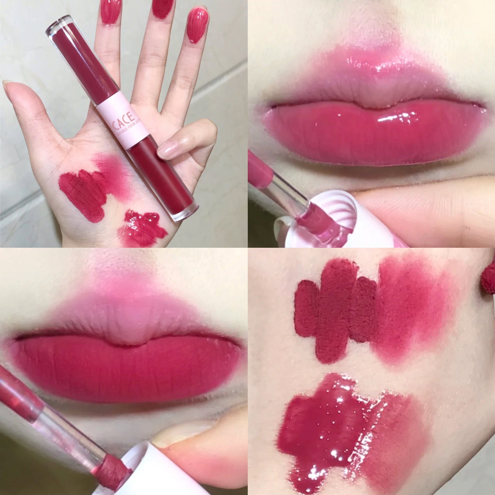 Double-headed lip gloss