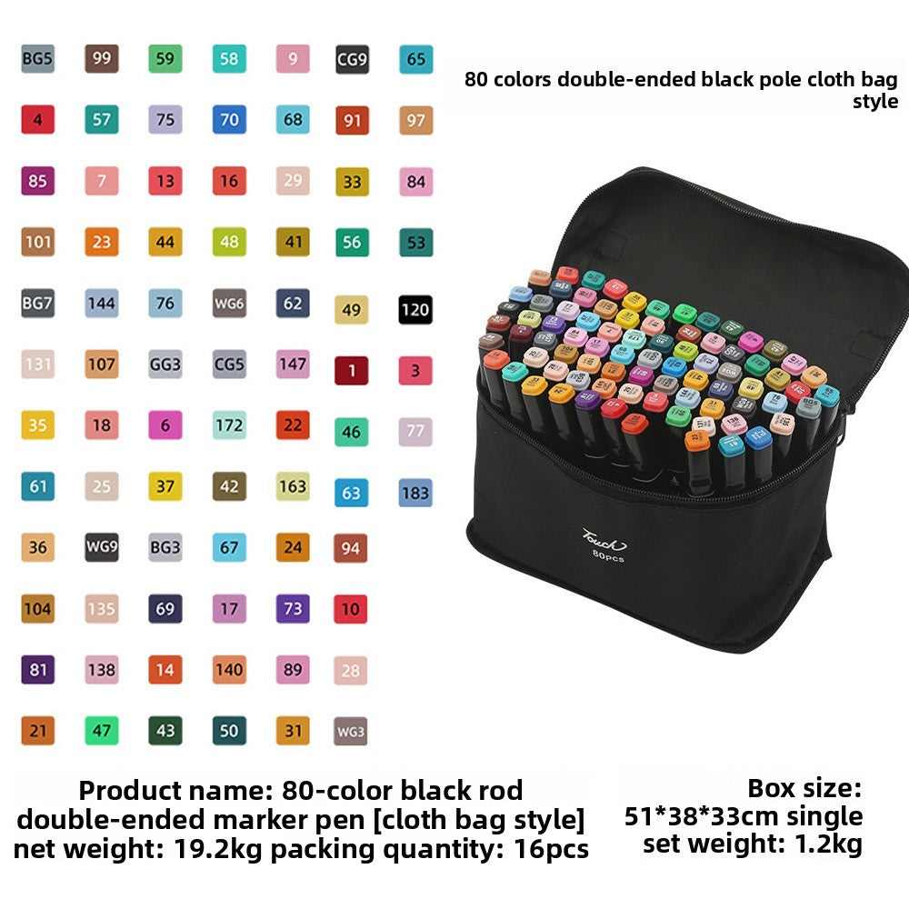 Double-headed quick-drying markers