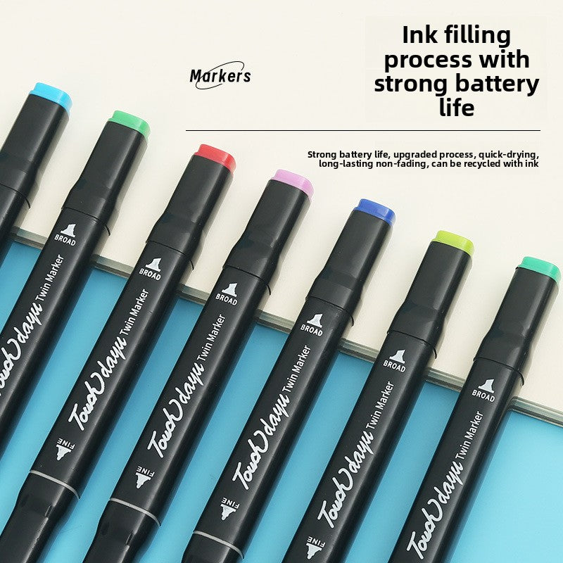 Double-headed quick-drying markers