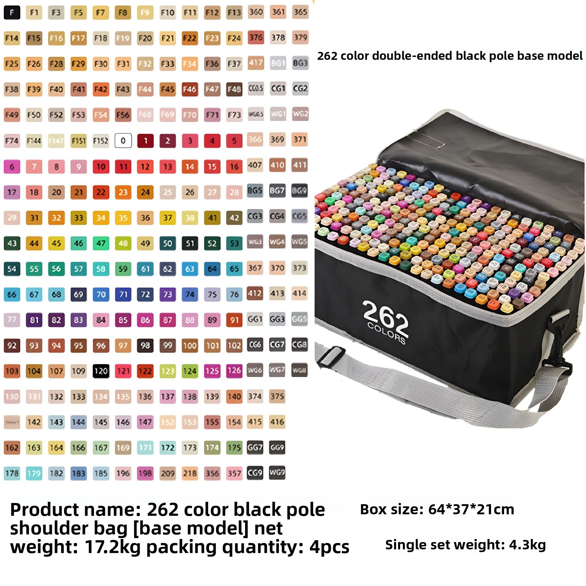 Double-headed quick-drying markers