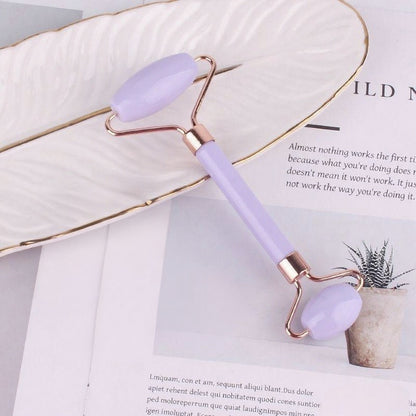 Double-headed roller massager