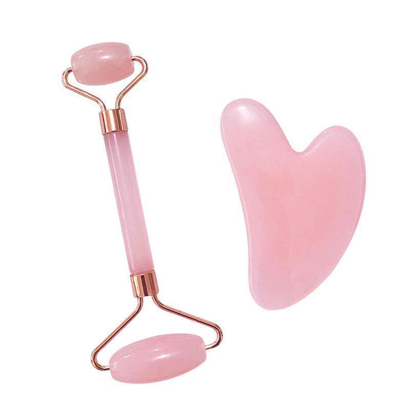 Double-headed roller massager