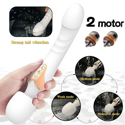 Double-headed Silicone Vibrator