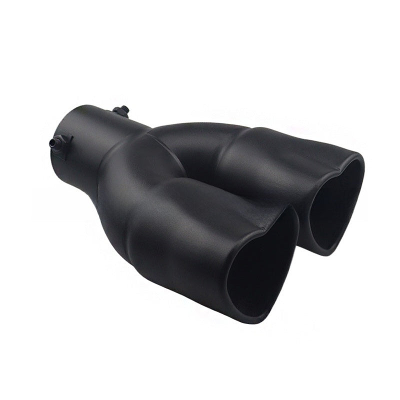 Double Heart Car Exhaust Tip Stainless Steel Muffler
