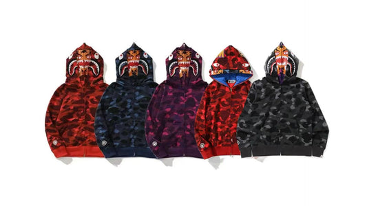 Double Hood Cotton Embroidered Streetwear Jacket