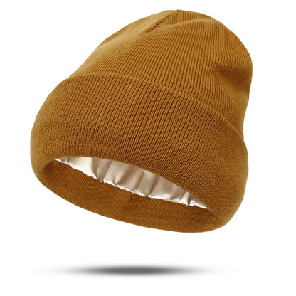 Double-Layer Acrylic Knit Hat