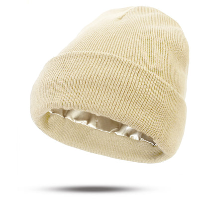 Double-Layer Acrylic Knit Hat