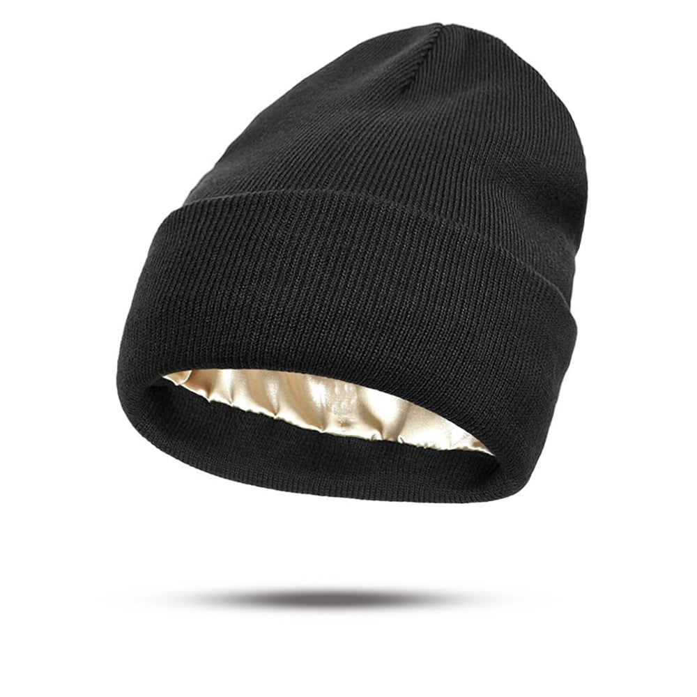 Double-Layer Acrylic Knit Hat