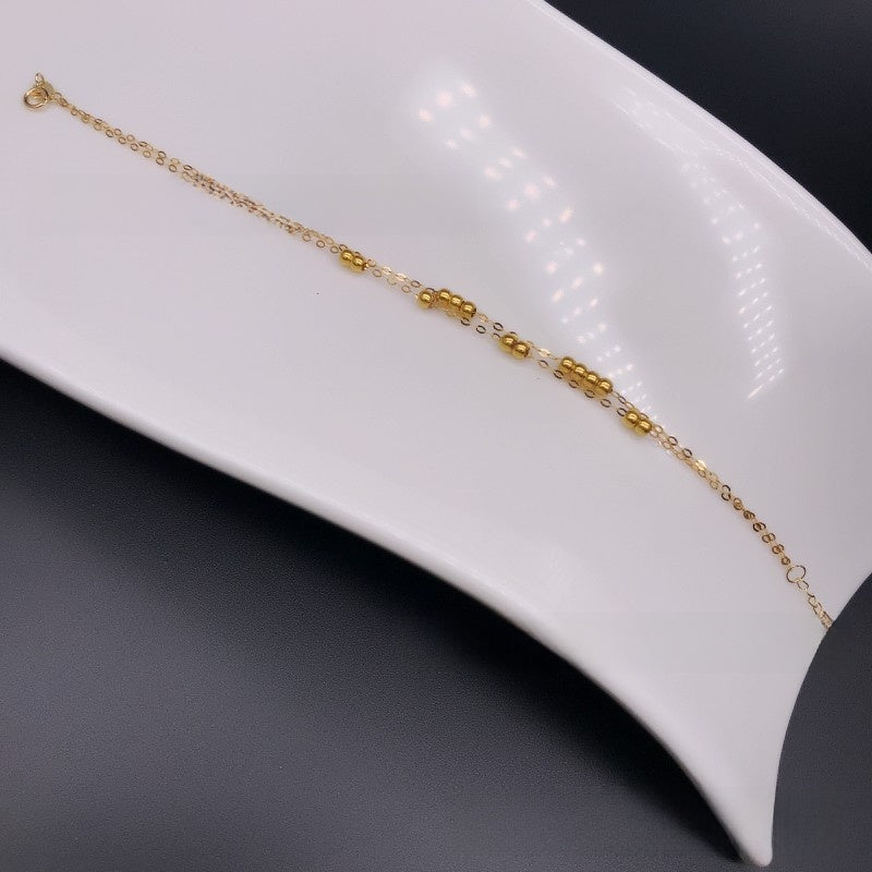 Double-layer adjustable bracelet