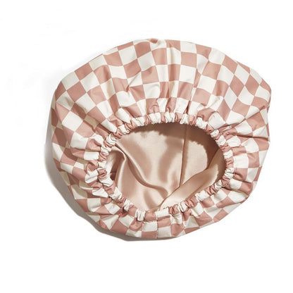 Double-layer adult shower cap