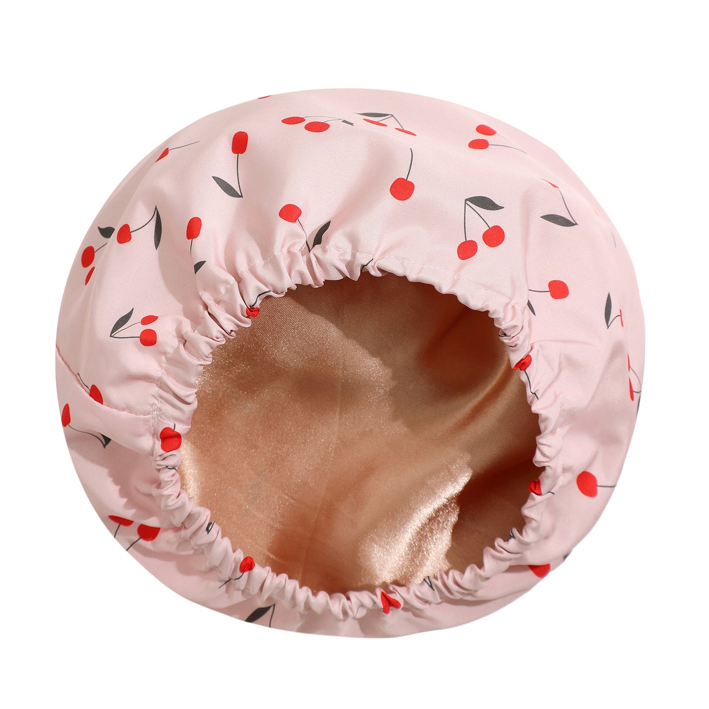 Double-layer adult shower cap