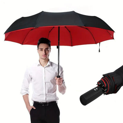 Double-layer automatic umbrella