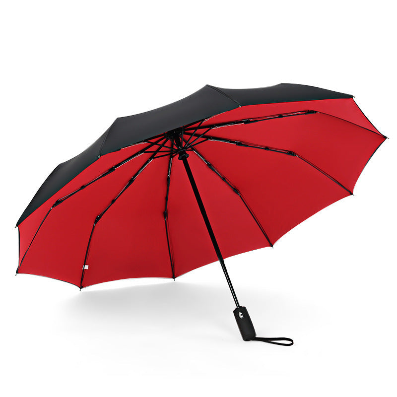 Double-layer automatic umbrella