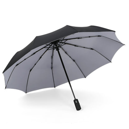 Double-layer automatic umbrella