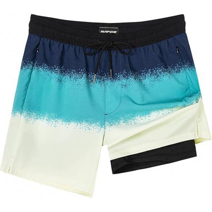 Double-layer beach casual shorts