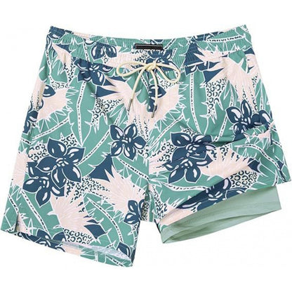 Double-layer beach casual shorts
