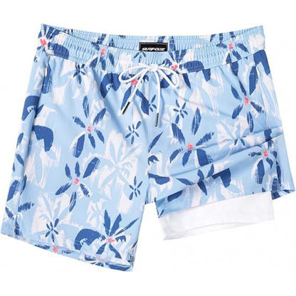 Double-layer beach casual shorts