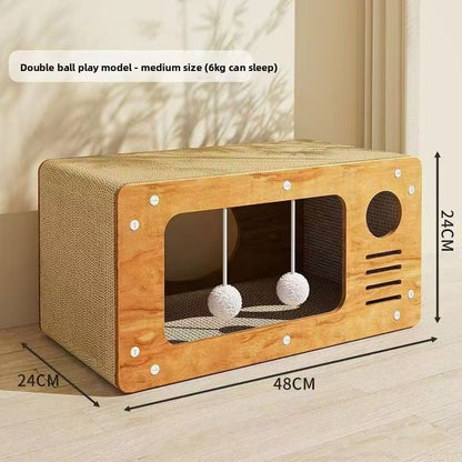 Double Layer Cat Scratch Board Toy