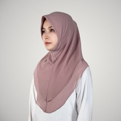 Double-Layer Chiffon Headscarf for Women