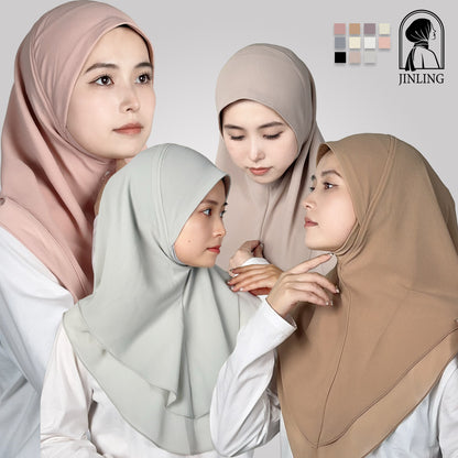 Double-Layer Chiffon Headscarf for Women