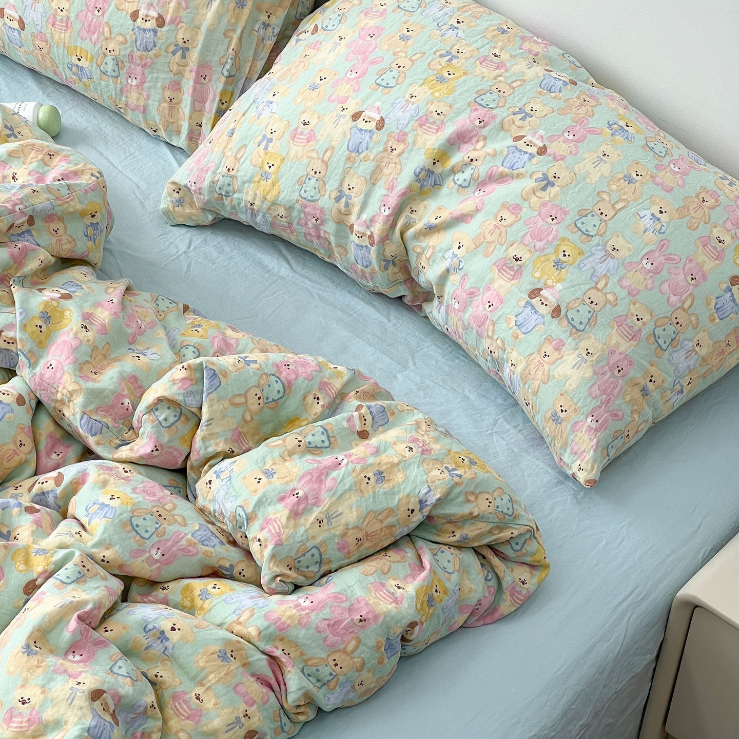 Double Layer Cotton Gauze Bedding Set