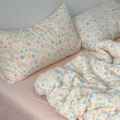 Double Layer Cotton Gauze Bedding Set