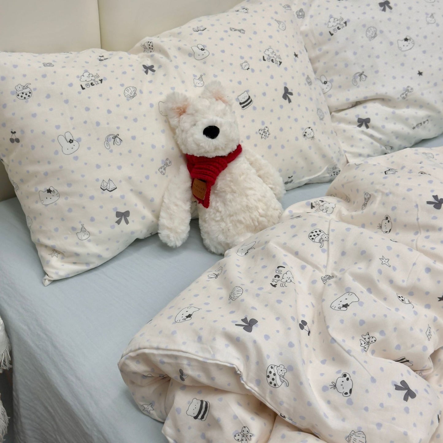 Double Layer Cotton Gauze Bedding Set