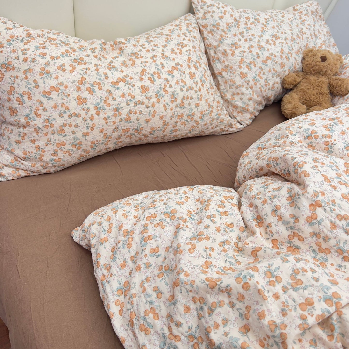 Double Layer Cotton Gauze Bedding Set