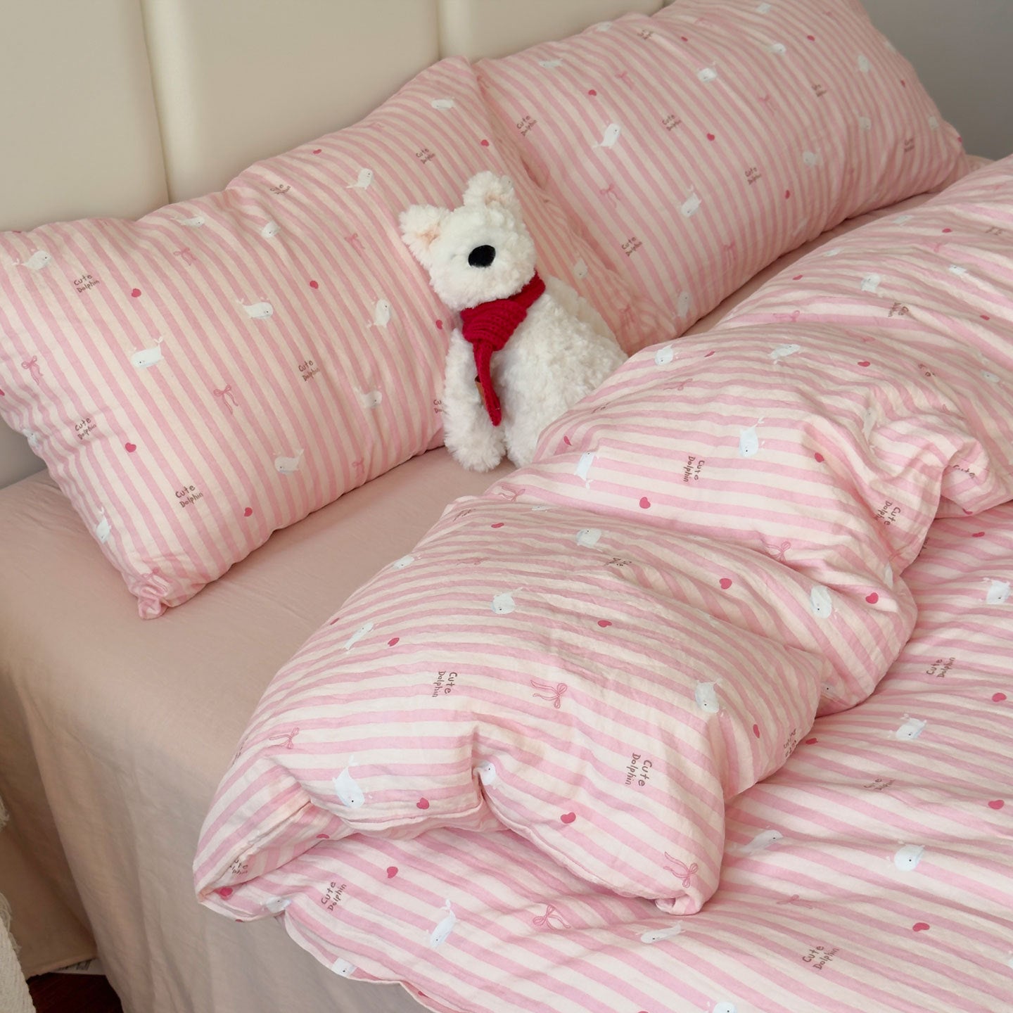Double Layer Cotton Gauze Bedding Set