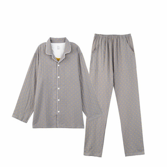 Double-layer cotton pajamas