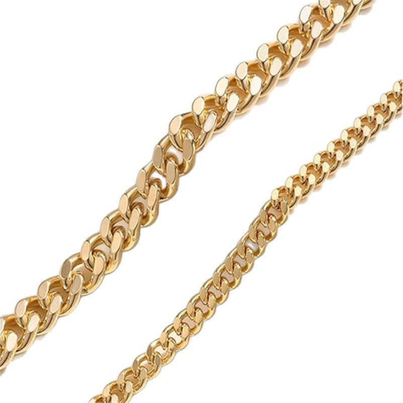 Double Layer Cuban Chain Anklet