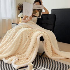 Double Layer Blanket Ivory