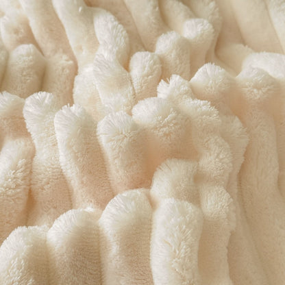 Double-Layer Fleece Blanket Soft and Warm