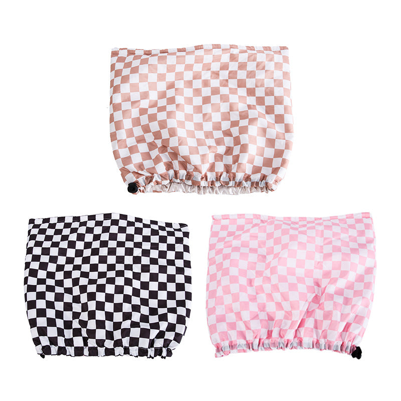 Double Layer Floral Shower Cap