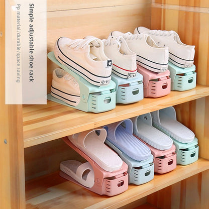 Double Layer Foldable Shoe Rack