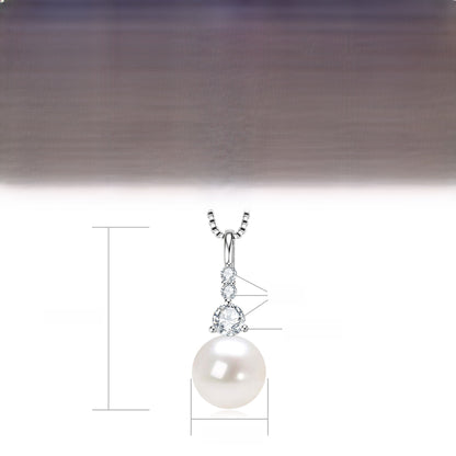 Double Layer Freshwater Pearl Necklace Sterling Silver