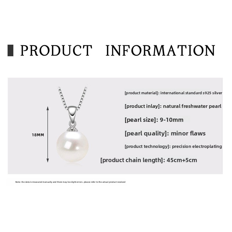 Double Layer Freshwater Pearl Necklace Sterling Silver