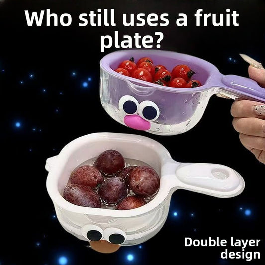 Double Layer Fruit Washing Draining Basket