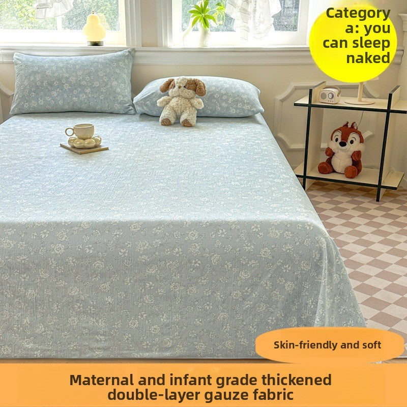 Double-layer gauze bed sheets