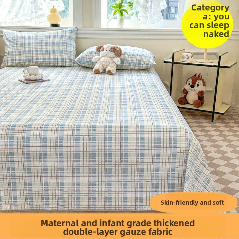 Double-layer gauze bed sheets