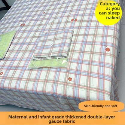 Double-layer gauze bed sheets