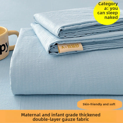 Double-layer gauze bed sheets