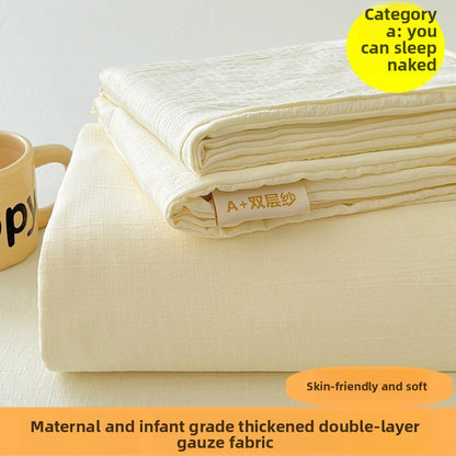 Double-layer gauze bed sheets