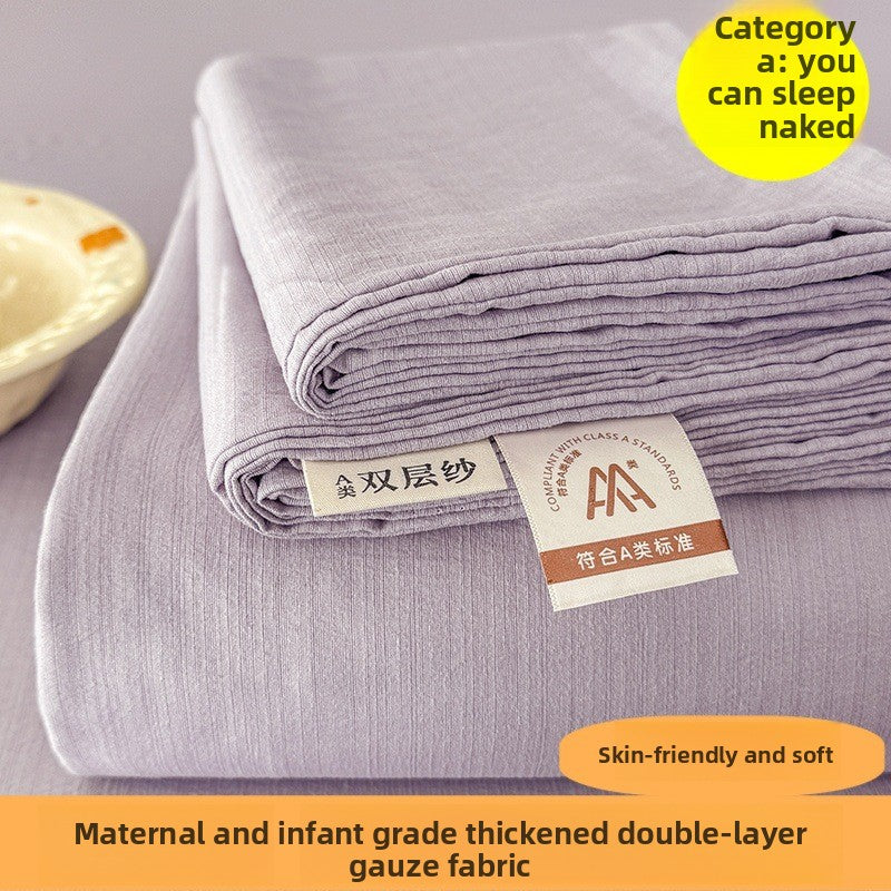 Double-layer gauze bed sheets