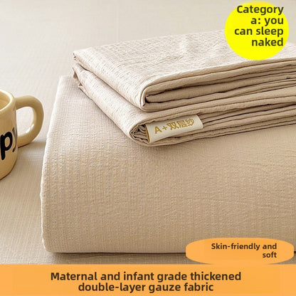 Double-layer gauze bed sheets