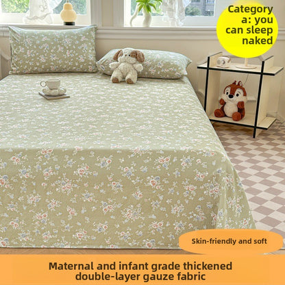Double-layer gauze bed sheets